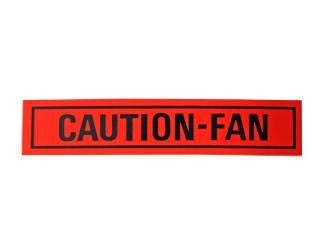 MUST CAUTION 68-79 FAN DECAL