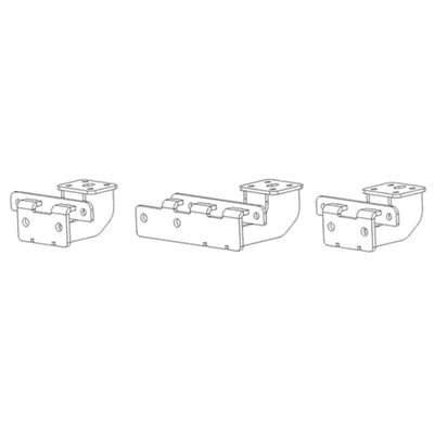 D64506BTK Go Rhino! Step Bar Mount Kit Fits Jeep Wrangler