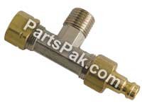 Horizontal Bleeder Tee 3/8" Tube (2)