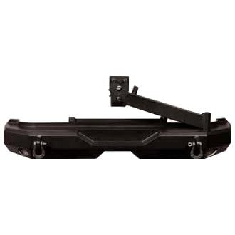 Rear Elevation HD Bumper Steelcraft 65-92500 Black Rear Elevation HD Bumper