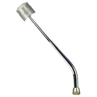GM CO Shifter 4L60E Chrome 16" Single Bend Lever Piston Knob