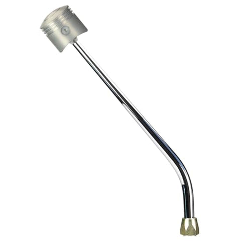 GM CO Shifter 4L60E Chrome 16" Single Bend Lever Piston Knob