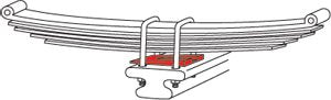 89599 Specialty Products Company 2-1/2° Break Away Axle Shim, (Pack of 6)