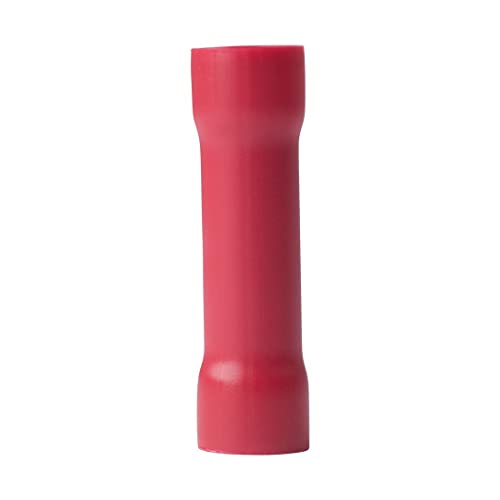 Marine Grade Ancor 230130 Electrical Vinyl Insulated Butt Connectors (8-Gauge, Red, 2-Pack)