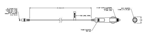 DCCIG09 ASA Cable Cigarette Plug