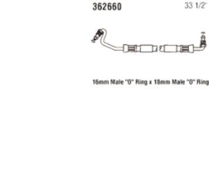 Power Steering Gates 362660 Hose Assembly Pressure Line