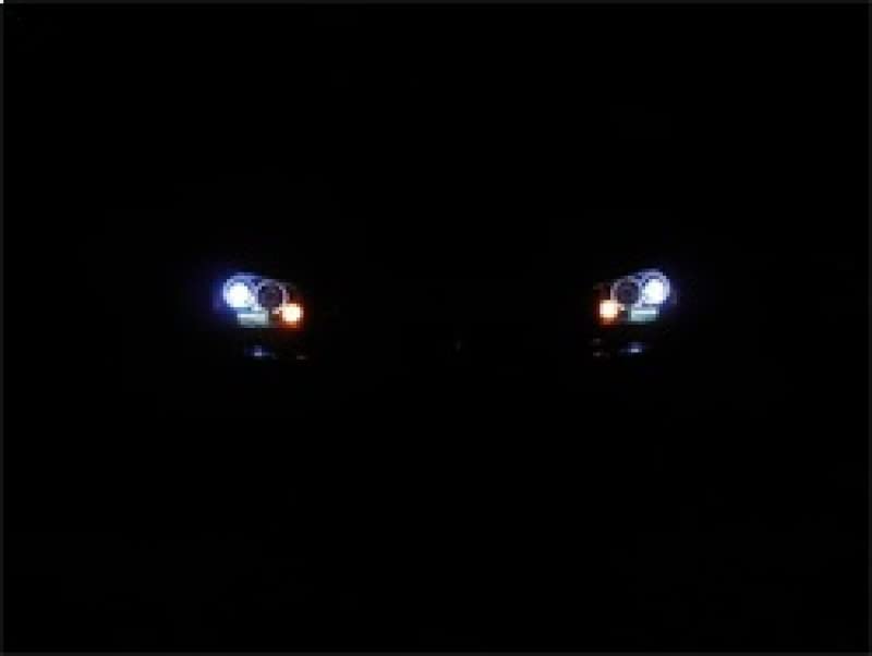 5009746 Spyder Auto LED Halo Projector Headlights Chrome/Clear