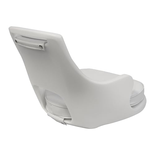 8WD015-3-710 Wise Standard Compact Pilot Chair with Cushions and Mounting Plate, White