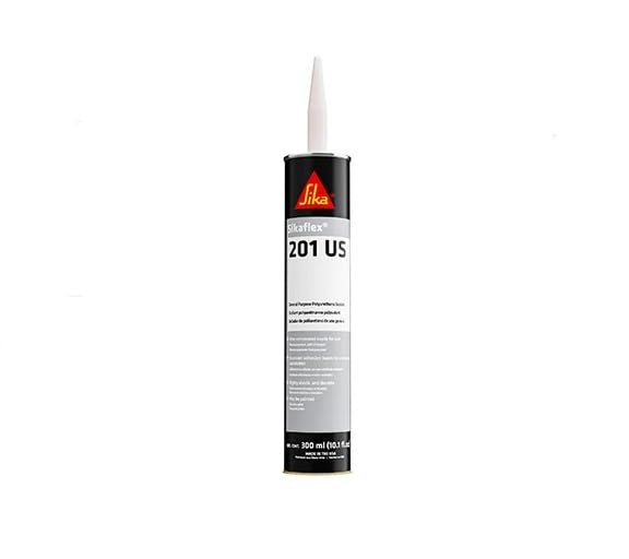 White Sikaflex 201 US 1-Component Polyurethane Sealant 300ml Cartridge
