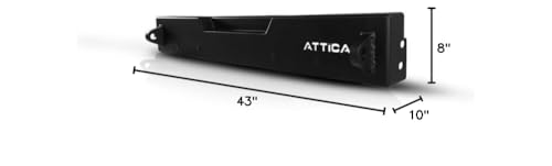 Cobra Tek - Apex Series Attica4x4 Rear Bumper | Compatible with Jeep Wrangler JL (2018-2023) | Heavy-Duty Off-Road Protection with Stubby Design and Recovery Points.