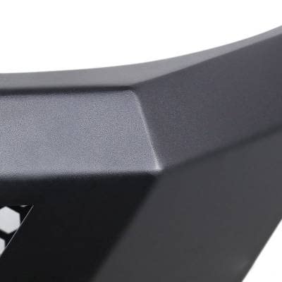 Heavy Duty Black Horse Armour Front Bumper w/ 20in LED Light Bar, 2 Sets of 4in Cube Lights Matte Black Compatible with 2010 Dodge Ram 2500|11-18 Ram 2500|2010 Dodge Ram 3500|11-18 Ram 3500