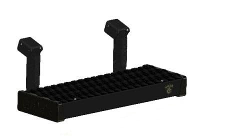 Maxgrip Carr's 133331-1: Side Step - Xp3 Black Powder Coat - (Single)