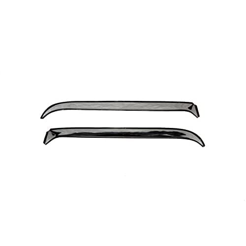 Rain Guards Auto Ventshade [AVS] For Most 1973 - 1991 GM Full Size Trucks and SUV's | Window Vent Visors, 2 pcs. - Stainless | 12059