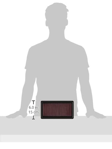 K&N Air Filter Engine: Reusable, Clean Every 75,000 Miles, Washable, Premium, Replacement Car Filter: Compatible with 2020-2022 Hyundai Venue, 33-5103