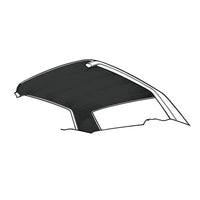 1960-1965 Scott Drake HL-FF-SE-60-BK Black Headliner 2,4 Sedan