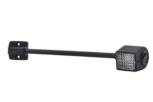 12" HELLA 004532171 '4532 Series' 12V DC Fixed Mount Flexible Chart Reading Light with Housing, Multicolor, 296 mm
