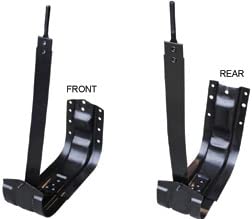 Gas Tank Mounting Bracket Brothers Trucks GTB7387-FR - Front - Black