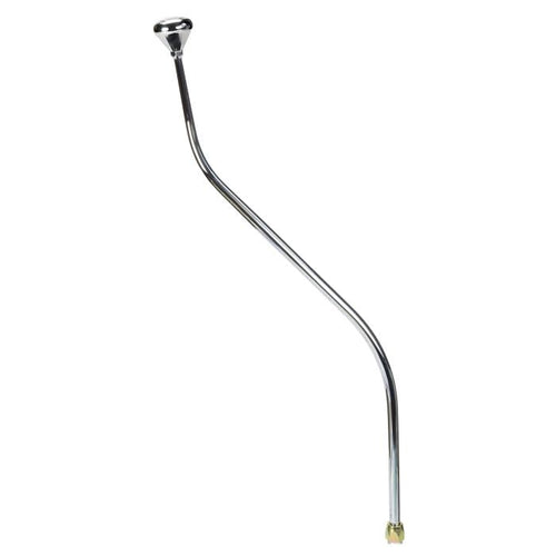 Lokar Performance Products C4 cm Shifter Ford C4 Chrome 32" Double Bend Lever Mushroom Polished Knob