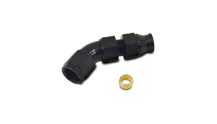 Vibrant 16556 Performance Fitting Tube Adapter 4 5 Degree -6AN Female to