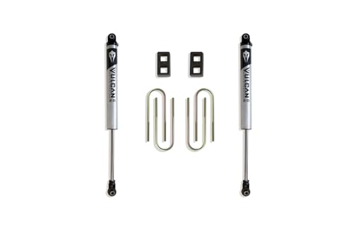 Part# 902120V MAX TRAC SUSPENSION'S is A Rear Box KIT Including 2" Lift Blocks, U-Bolts & A Pair of Vulcan Series Shocks