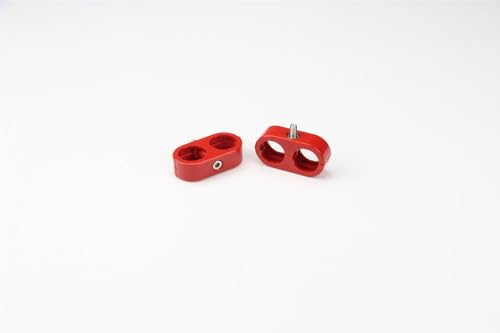 Heater-A/C T-CLAMP, 15/16"-15/16"(5/8"-5/8" ID), 2 Pieces, RED