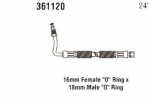 Power Steering Gates 361120 Hose Assembly Pressure Line