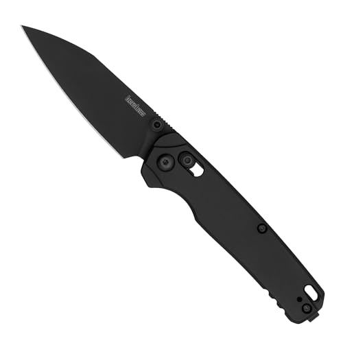 Bel Air Kershaw Pocket Knife, Made in the USA, 3.4 inch CPM MagnaCut Steel Blade, EDC Design, Duralock Locking Mechanism, Manual Folder, Pocketclip