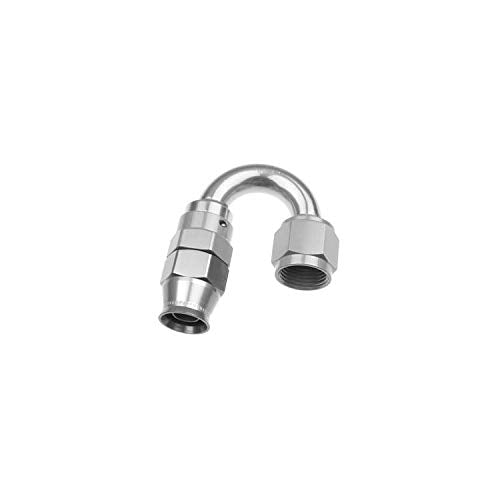 180 Degree Red Horse Performance PTFE Reusable Hose End -Black 1280-06-2-06