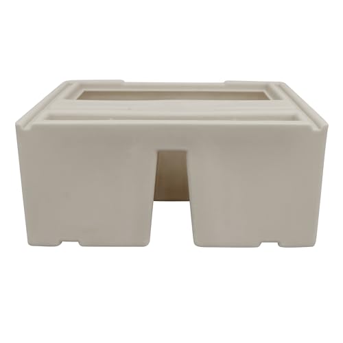 Premier Series Wise BM1143-1B-990 Pontoon 27-Inch Bench Base Only, Platinum