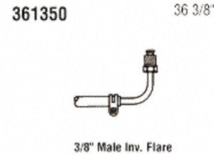 Power Steering Gates 361350 Return Line Hose Assembly