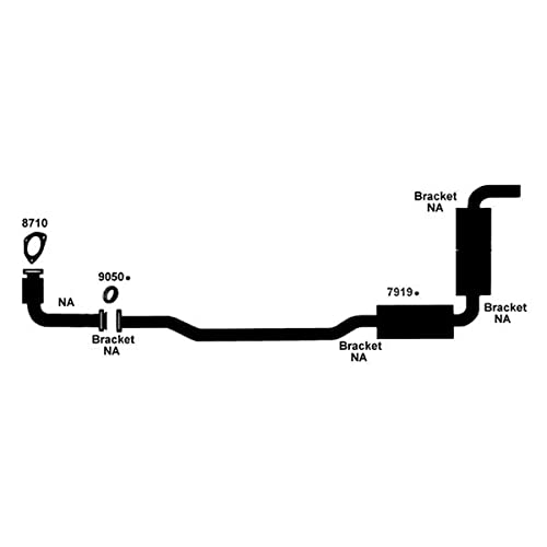 Exhaust Muffler AP Exhaust Products 7450
