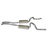 Dual Exhaust System Scott Drake D0ZZ-5257-MCH For Staggered Shock Cars Only 1970