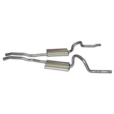 Dual Exhaust System Scott Drake D0ZZ-5257-MCH For Staggered Shock Cars Only 1970
