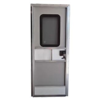 RV Square Entrance Door AP Products - 26" x 78", Polar White