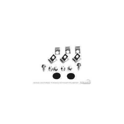 Front Brake Line Clip/Grommet Kit Scott Drake 379604-BK