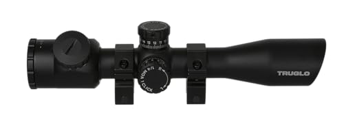 Dual-Color TRUGLO Illuminated Reticle Rifle Scope, Black, 4x32mm US