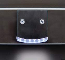 T-H Marine LED Automatic Lid Light - Hands Free On Off When Lid Opens and Closes - White Compartment Light for Rod Locker and Storage Hatch - Downward 6 LED Output with Stainless Ball Switch
