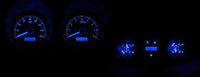 67 Camaro Dakota Digital Firebird w/Console Gauges VHX Analog Dash Carbon Fiber Blue VHX-67C-CAC-C-B