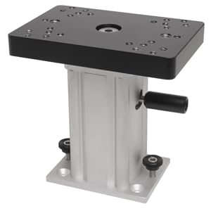 Cannon Swivel Base Aluminum Downrigger Pedestal - 6"
