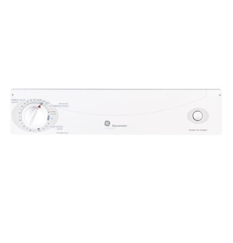 Professional Series GE DSKS333ECWW Spacemaker, 3.6 Cu. Ft. Capacity Stackable Electric Dryer, White