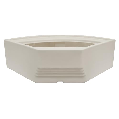 Wise Premier Series BM1146-1B-990 32-Inch Bow Radius Corner Pontoon Seat Base Only, Platinum