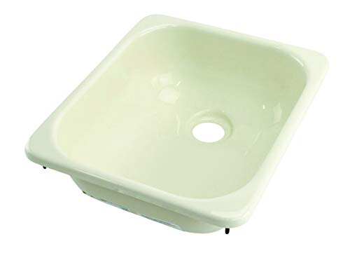 Lippert 209351 Better Bath 13" x 15" Parchment Square Galley/Kitchen Sink