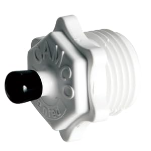 Camco Plug Blow Out - Plastic - Screws Into Water Inlet