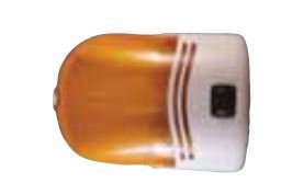 007-30SAP Fasteners Unlimited Porch Light with White Amber Lens and Switch