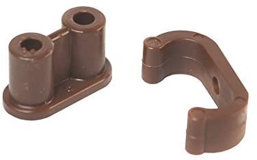 Barrel Catch RV Designer H217 with Nylon Clip, 6 Per Pack, Cabinet Hardware