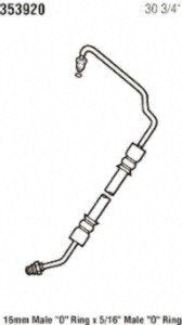 Power Steering Gates 353920 Hose Assembly Pressure Line