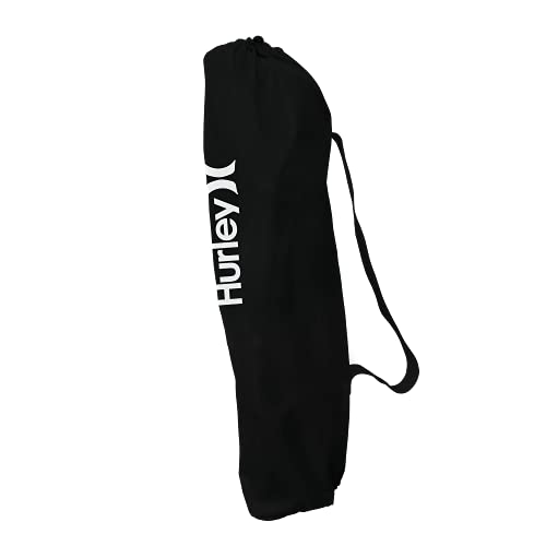 Hurley Outdoor Low Sling Folding Chair, Black