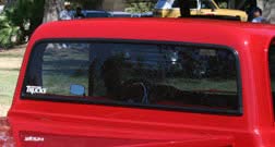 Rear Window Glass Brothers Trucks RGR72LGGREY - Large - Grey Tint