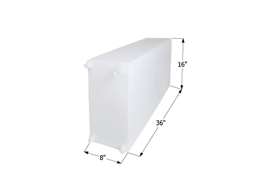 Fresh Water Tank ICON 12732, WT2468, 36x16x8, 20 Gal., w/ 1/2" Fittings