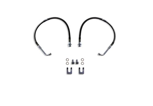 Part# 510100 MAX TRAC SUSPENSION'S is A Set of Front Extended Stainless Steel Braided Brake Lines